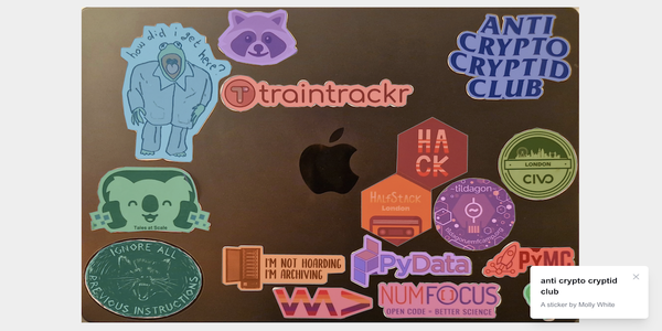 Laptop Sticker Collection